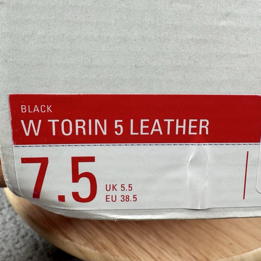 Altra Torin 5 Womens Size 7.5 Triple Black Leather Slip Resistant Shoes Work - Picture 15 of 15